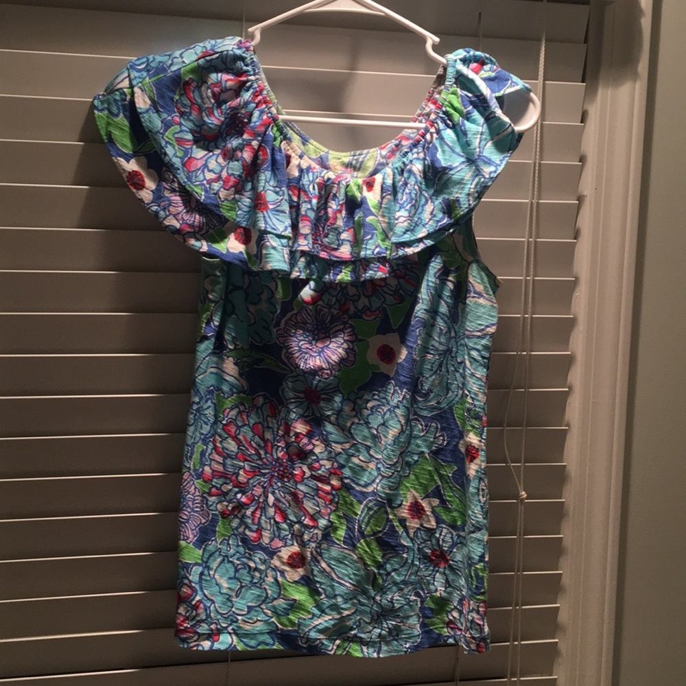 Lilly Pulitzer Wynne Ruffled Top